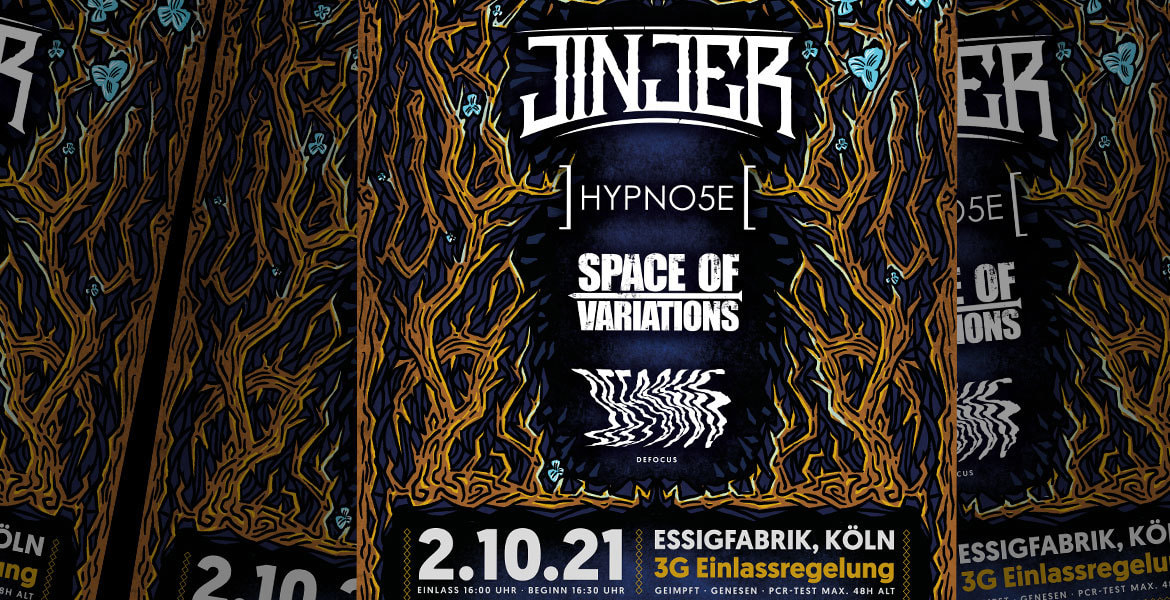 Tickets 1-Tag Euroblast 2021 , mit Jinjer, HLB, Hypno5e und Defocus  in Köln